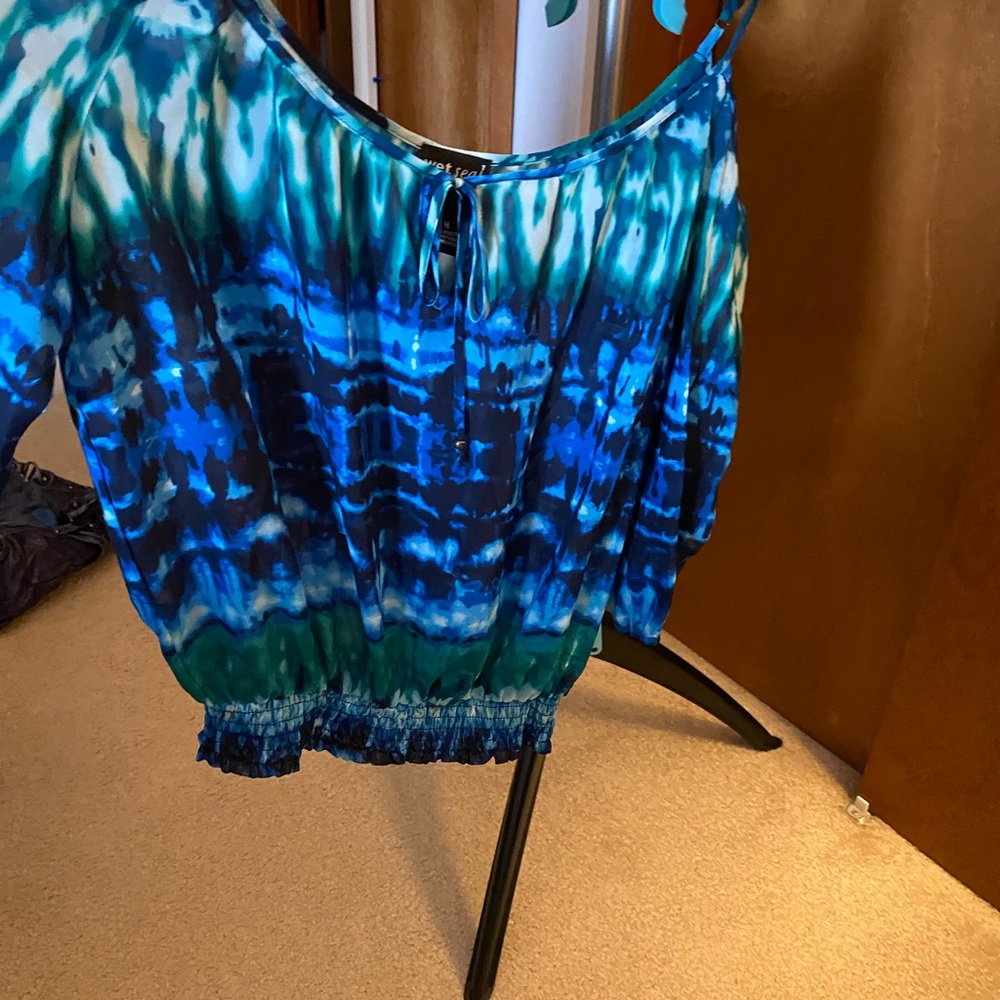 Cold shoulder blouse